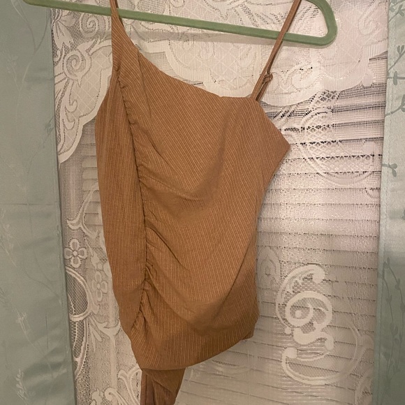 Lovers + Friends Donavan Bodysuit - Tan - Size S - Picture 2 of 4